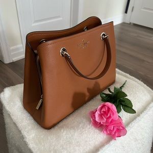 Kate Spade ♠️ Jordyn Medium Chain Handle Tote Warm Gingerbread - Great Condition